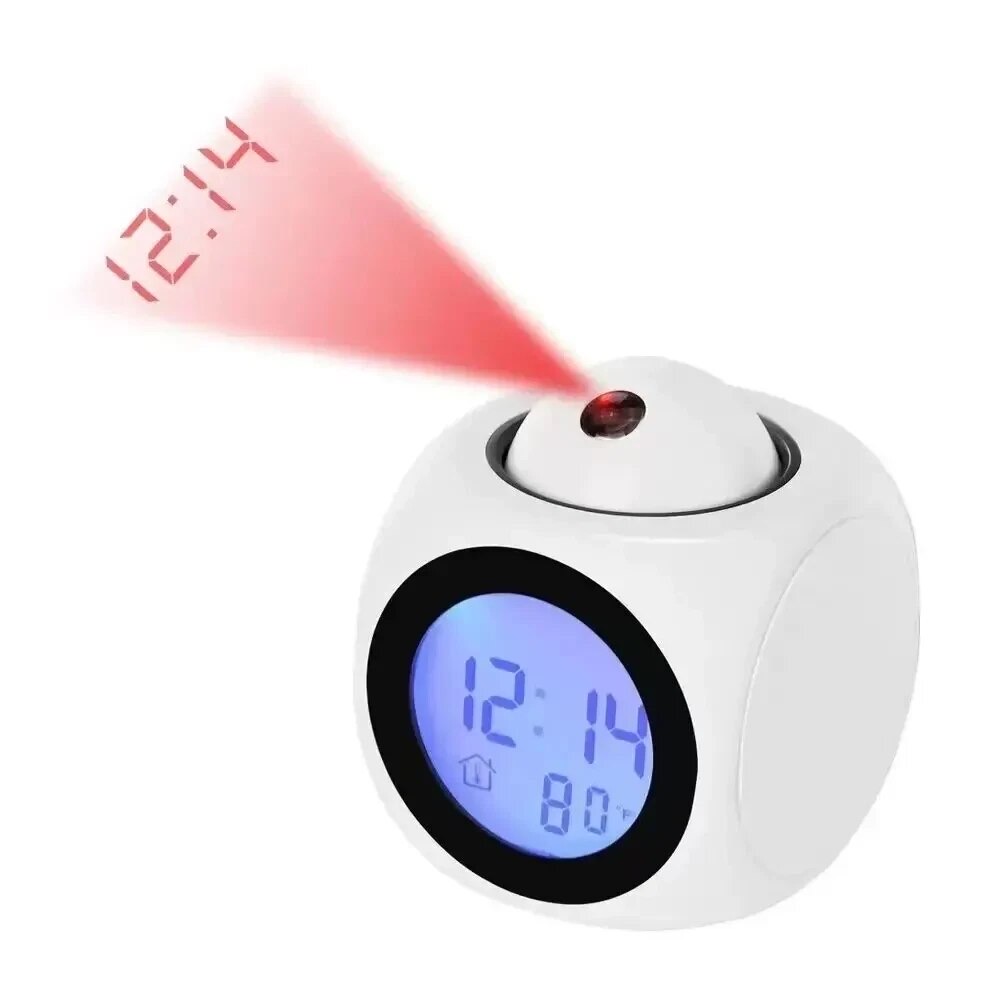1 ceas de alarma cu proiectie alba – imagine principala produs