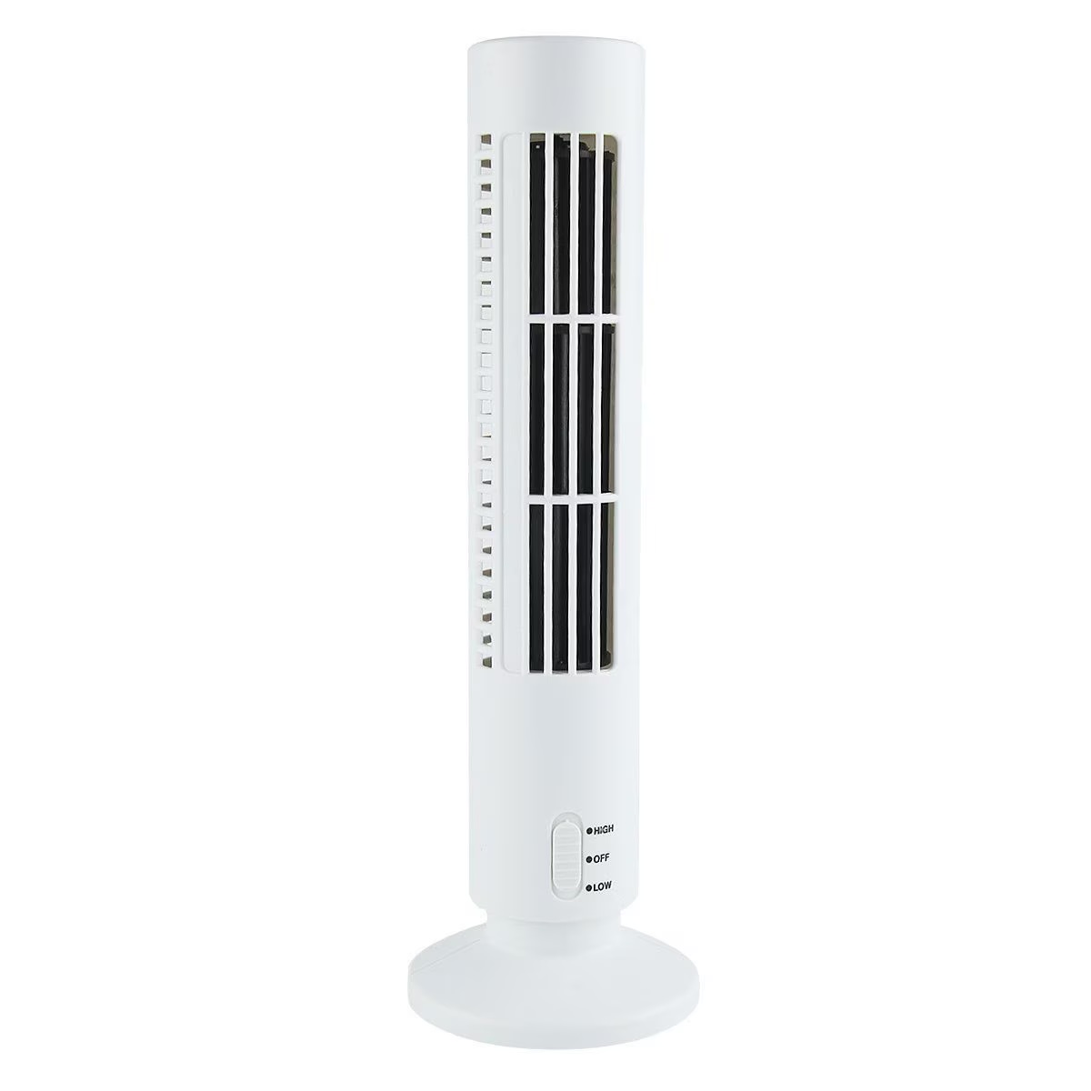 Ventilator turn USB ISSNW alb - imagine principala produs pe fundal simplu