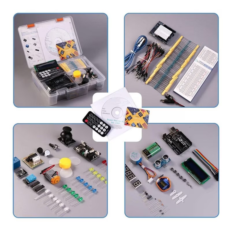 Kit de Invatare Super Starter ISSNW pentru Arduino MEGA 2560 - ghid si software inclus
