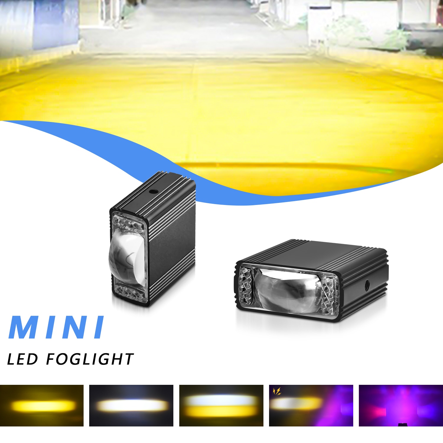 Grila reflectoare cu LED pentru autovehicule - montata pe grila masinii
