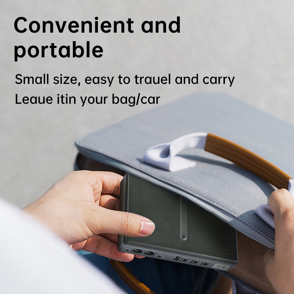 Fotografie suplimentară - mini UPS ISSNW pentru routere, detaliu carcasă și butoane