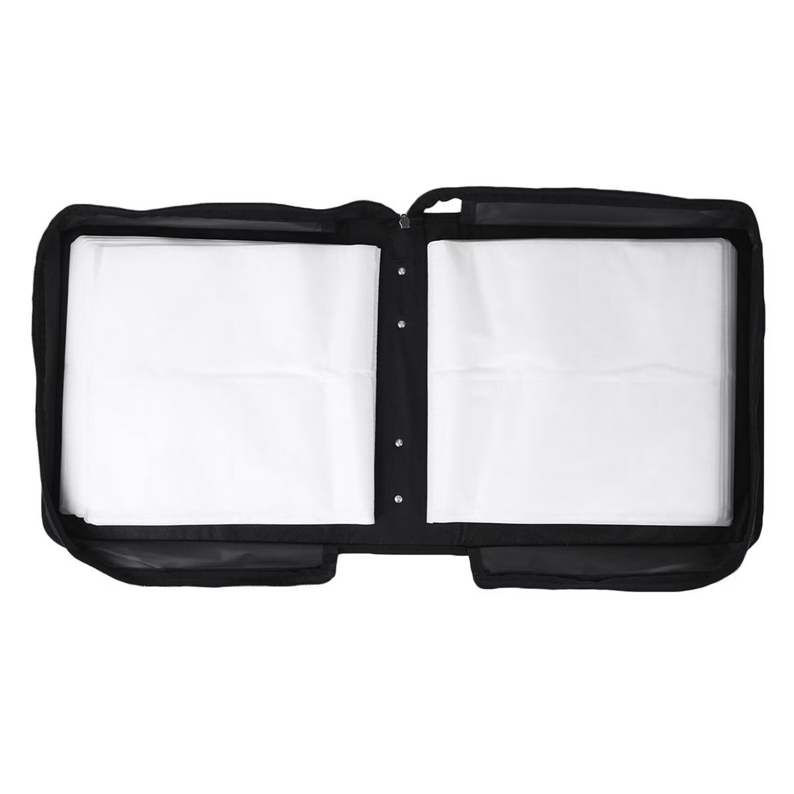Sac pentru stocare CD-uri 128 foto 7 - textura tesatura non-woven si PU