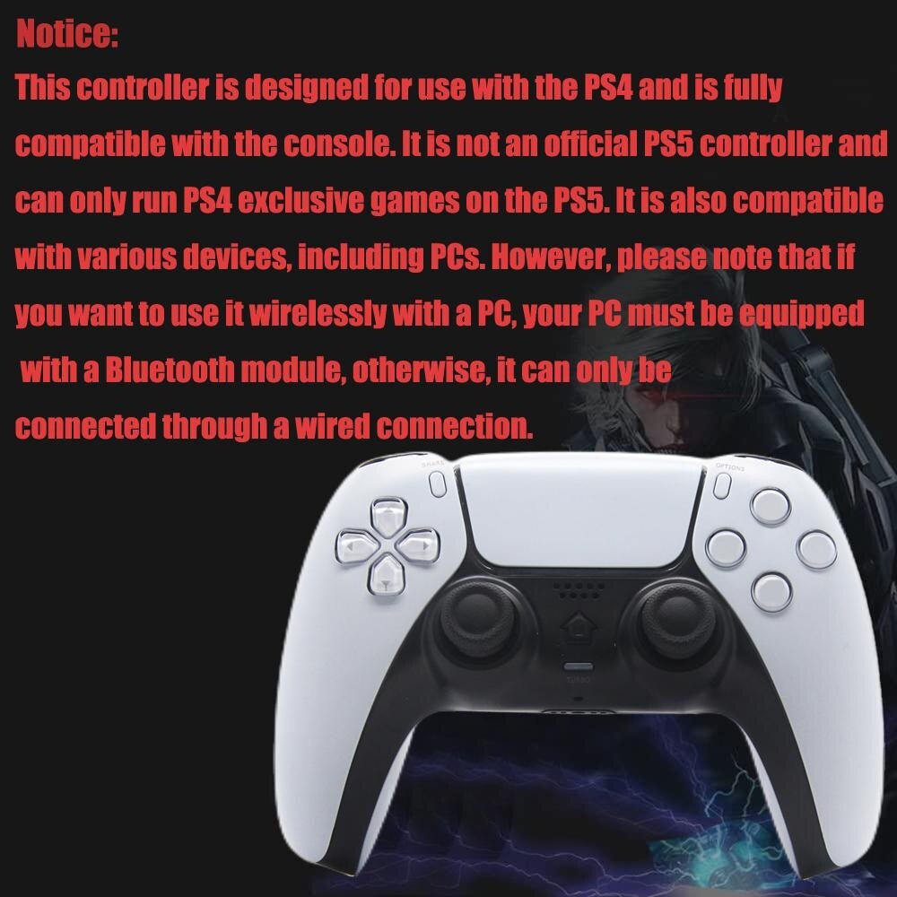 Maneră de joc PS4 cu încărcare Type-C și baterie Li-ion – foto 7
