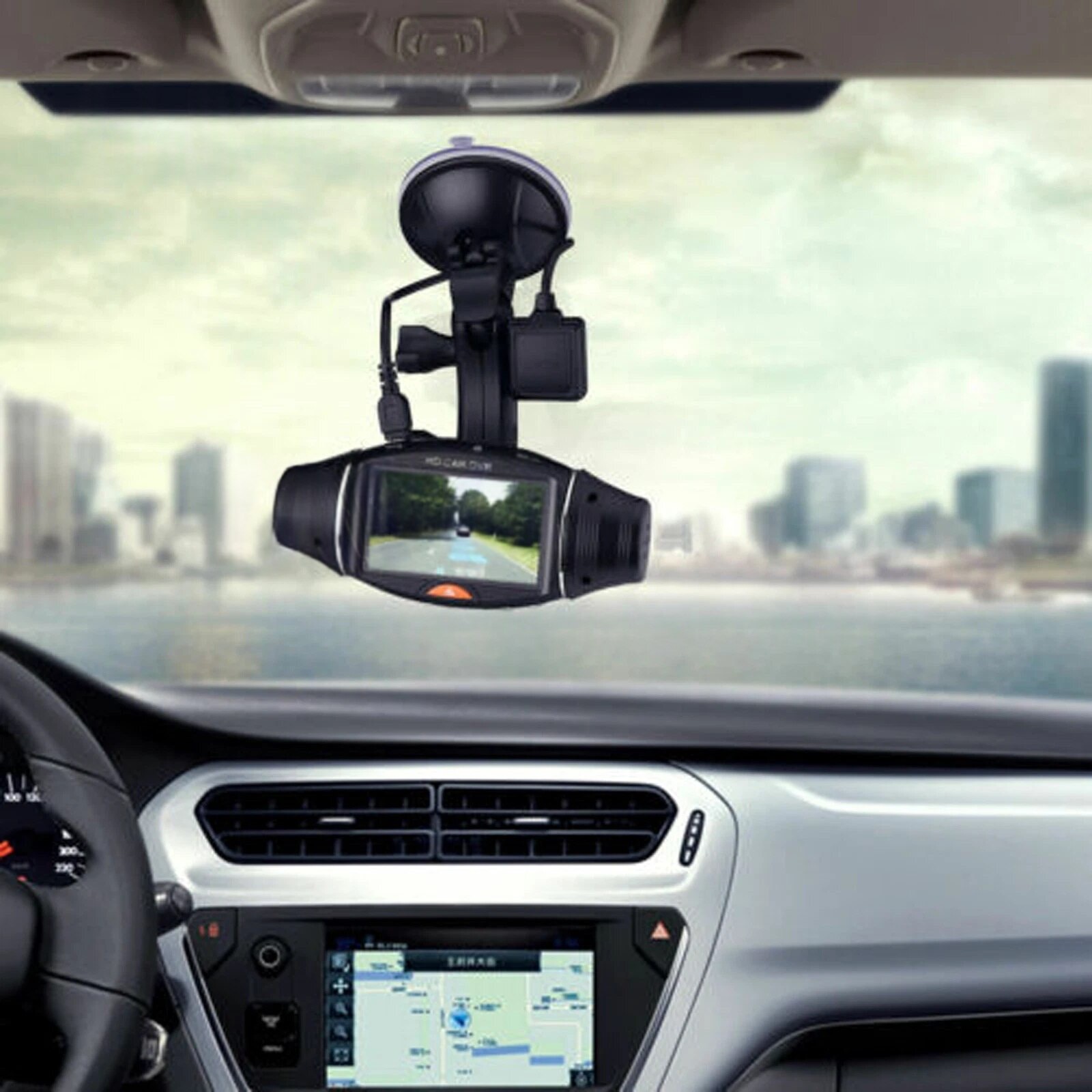 Încărcător auto pentru cameră DVR mașini ISSNW R310 accesoriu inclus