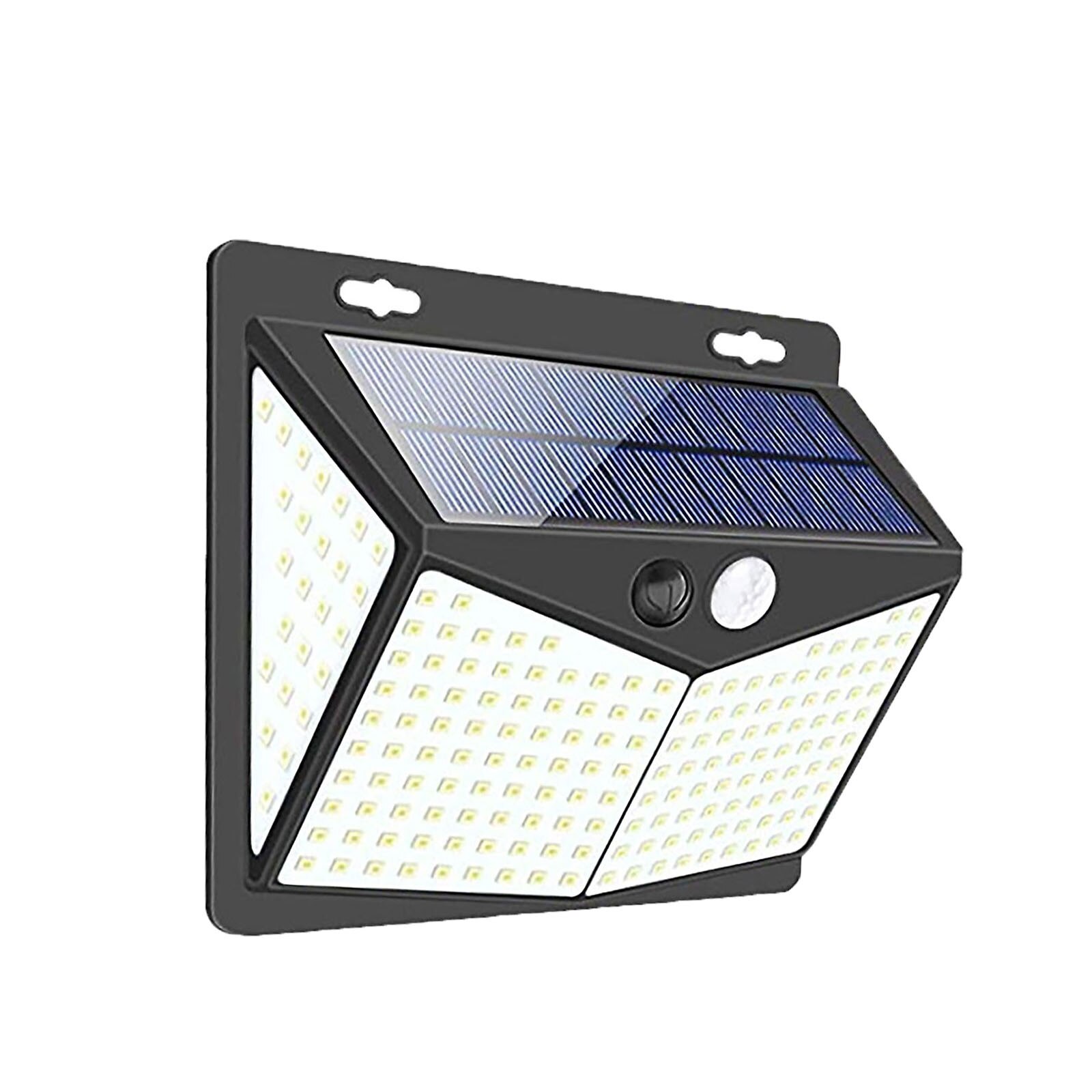 Lampa solara perete 208 LED ISSNW - vedere principala