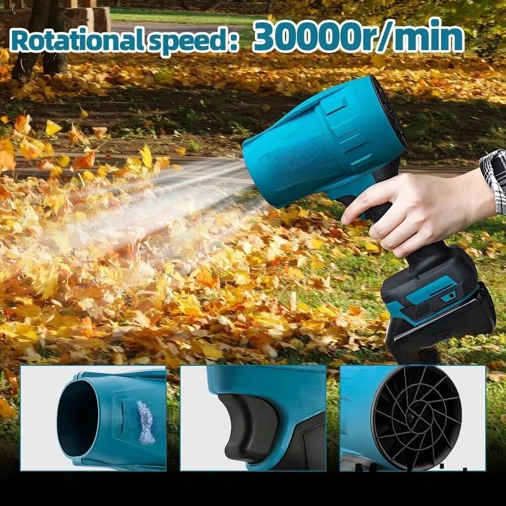 Suflător acumulator ISSNW - utilizare practică în curte și grădină