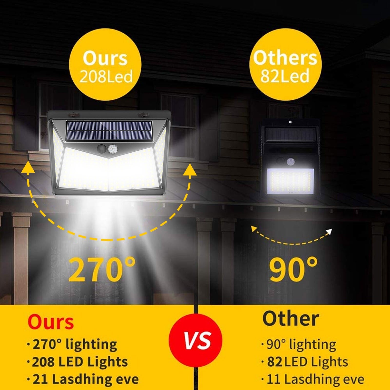 Senzor miscare lampa solara - foto 7