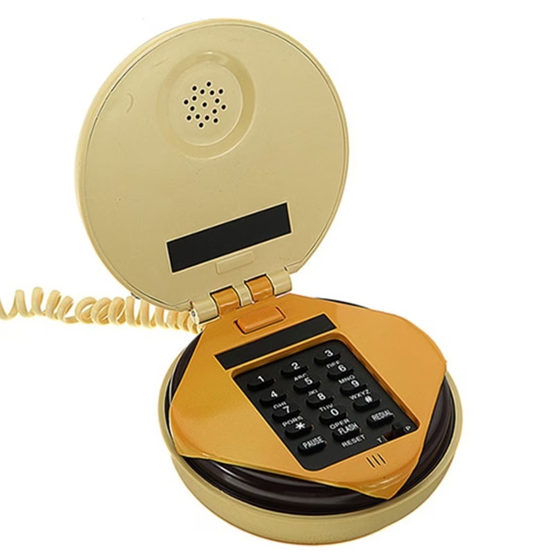 Telefon cu fir ISSNW în formă de hamburger - vedere principală