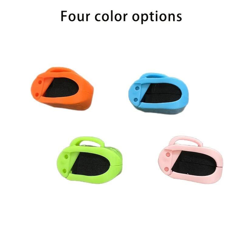 4 cleme pentru undite de pescuit cu prindere rapida - protectie vopsea