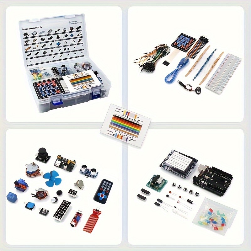 Set Super Starter Kit ISSNW - utilizare practica in proiect electronic