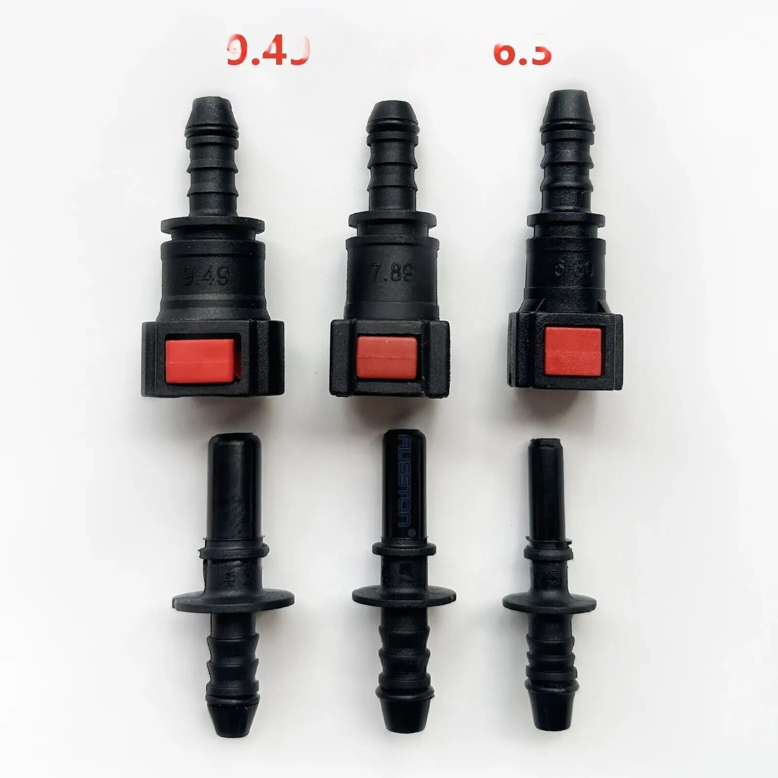 Manometru precis 0-100 Psi si trei adaptoare (6.3 7.89 9.49 mm) pentru test pompa injectie combustibil specificatii kit ISSNW