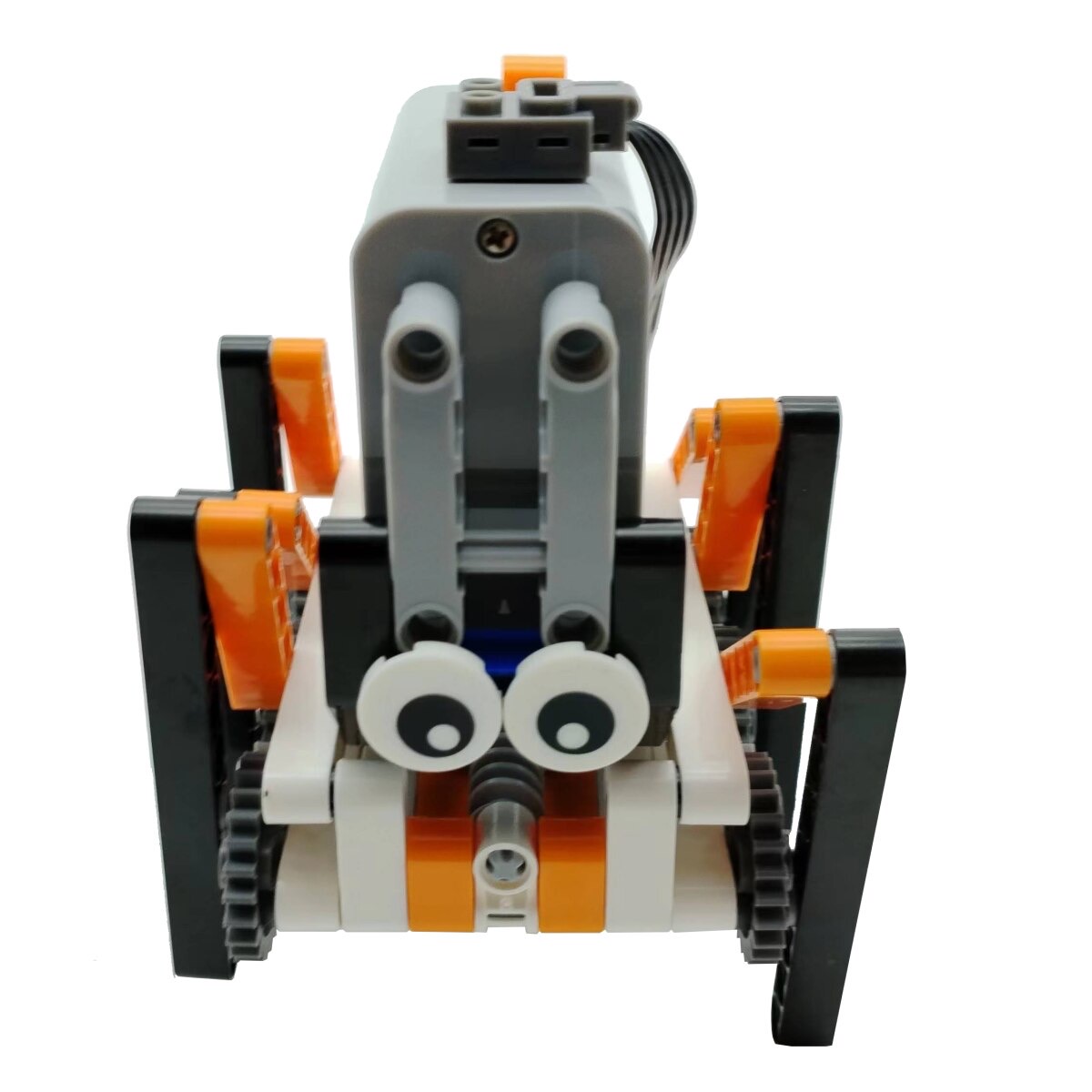 Set de construcție ISSNW robot 6 picioare – cutie și pachet detaliat