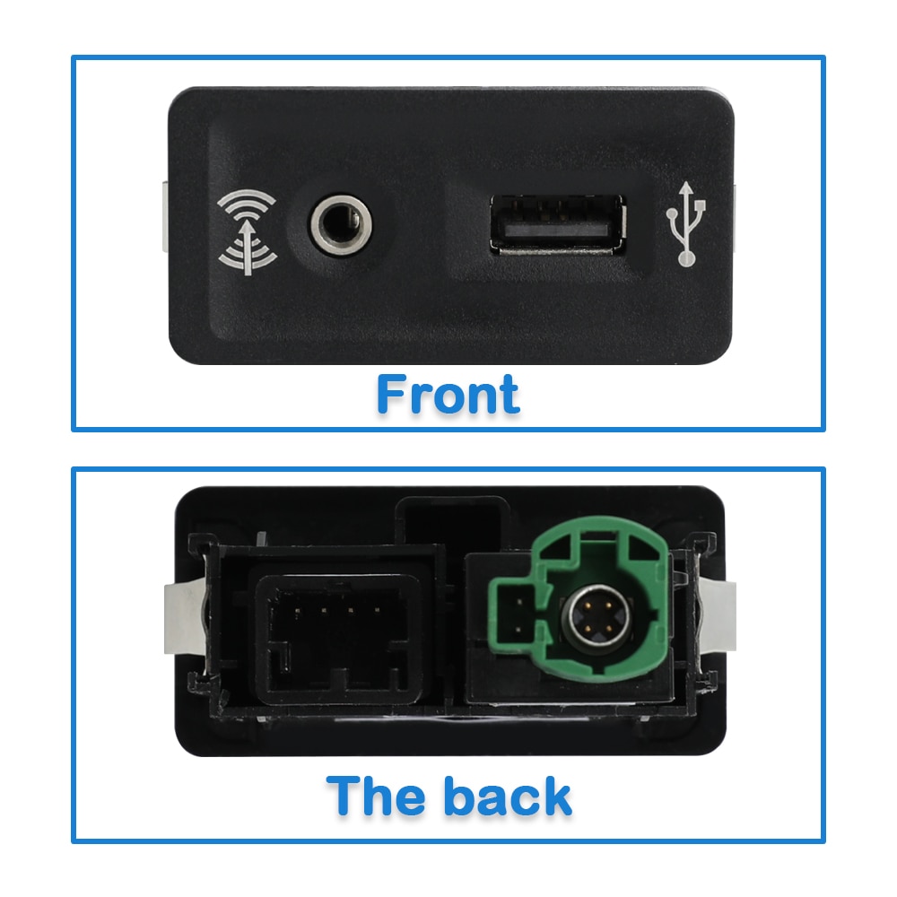 Pachet adaptor CarPlay VW Golf 7 - foto alternativa unghi vedere spate