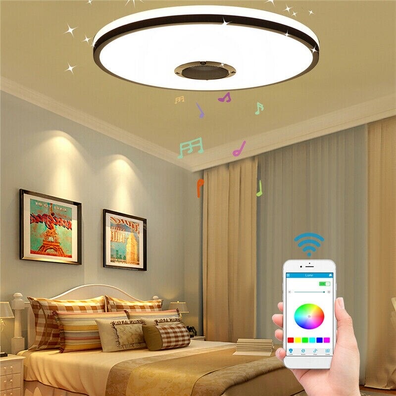 Lumină muzicală LED – pachet complet: lampă, telecomandă, accesorii