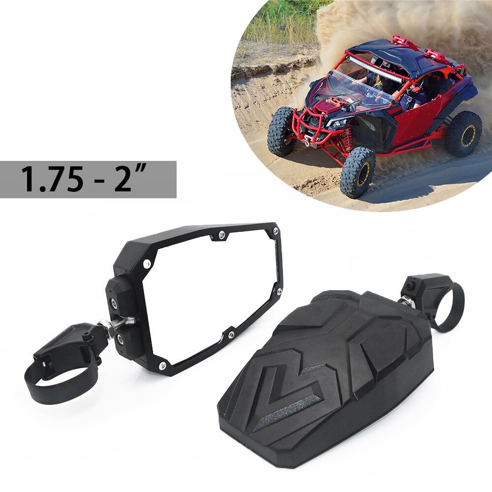 Oglindă laterală ISSNW - detaliu material plastic și oțel