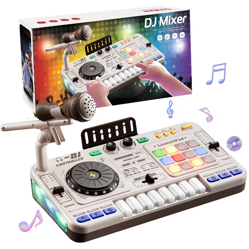 Mixer DJ ISSNW alb - imagine principala a produsului educativ