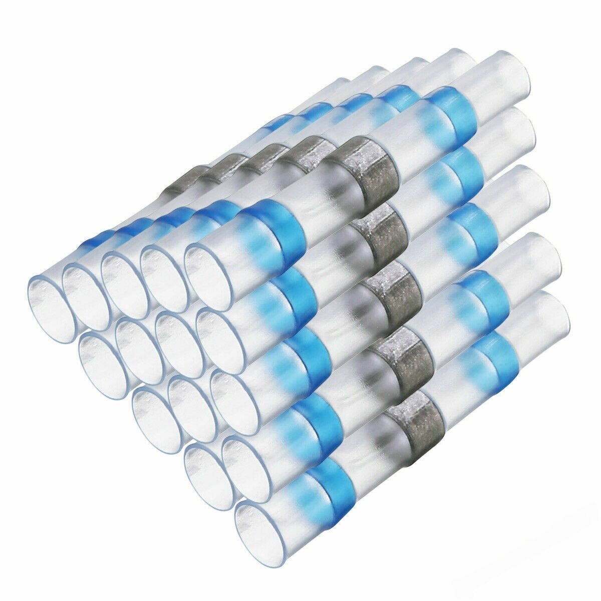 Set 250 Conectori de Sudură ISSNW - specificații - ilustrarea raportului de contracție 3:1 și a dimensiunilor.