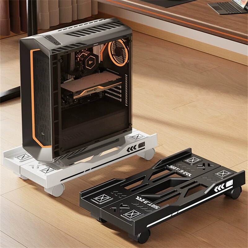 Suport birou mobil CPU - vedere completa