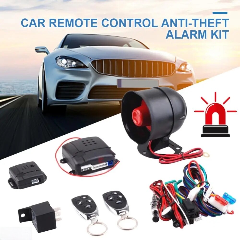 Sirenă și senzor impact sistem antifurt auto ISSNW