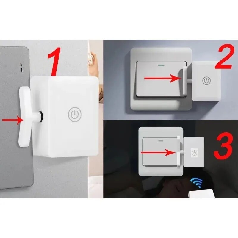Dimensiuni si design compact comutator perete wireless ISSNW