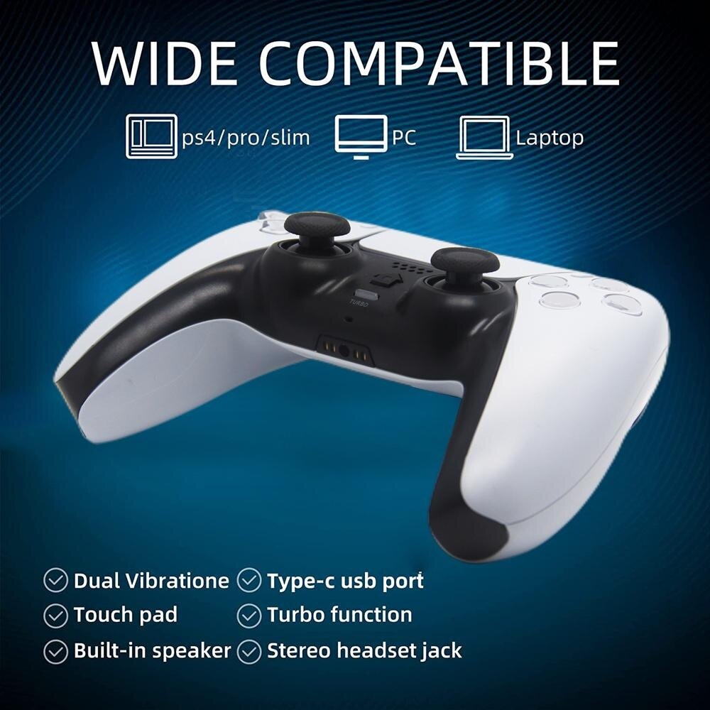 Maneră de joc PS4 cu senzor giroscopic și vibrație dublă – foto 6