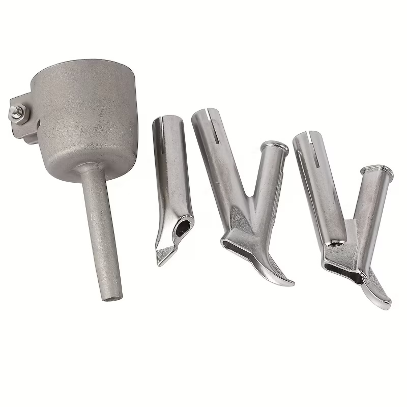 Set 4 accesorii sudura cu aer cald ISSNW - duze otel inoxidabil vedere generala