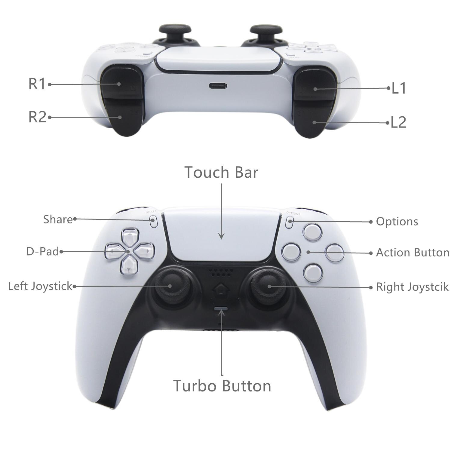 Detaliu butoane și design maneră de joc PS4 – foto 11