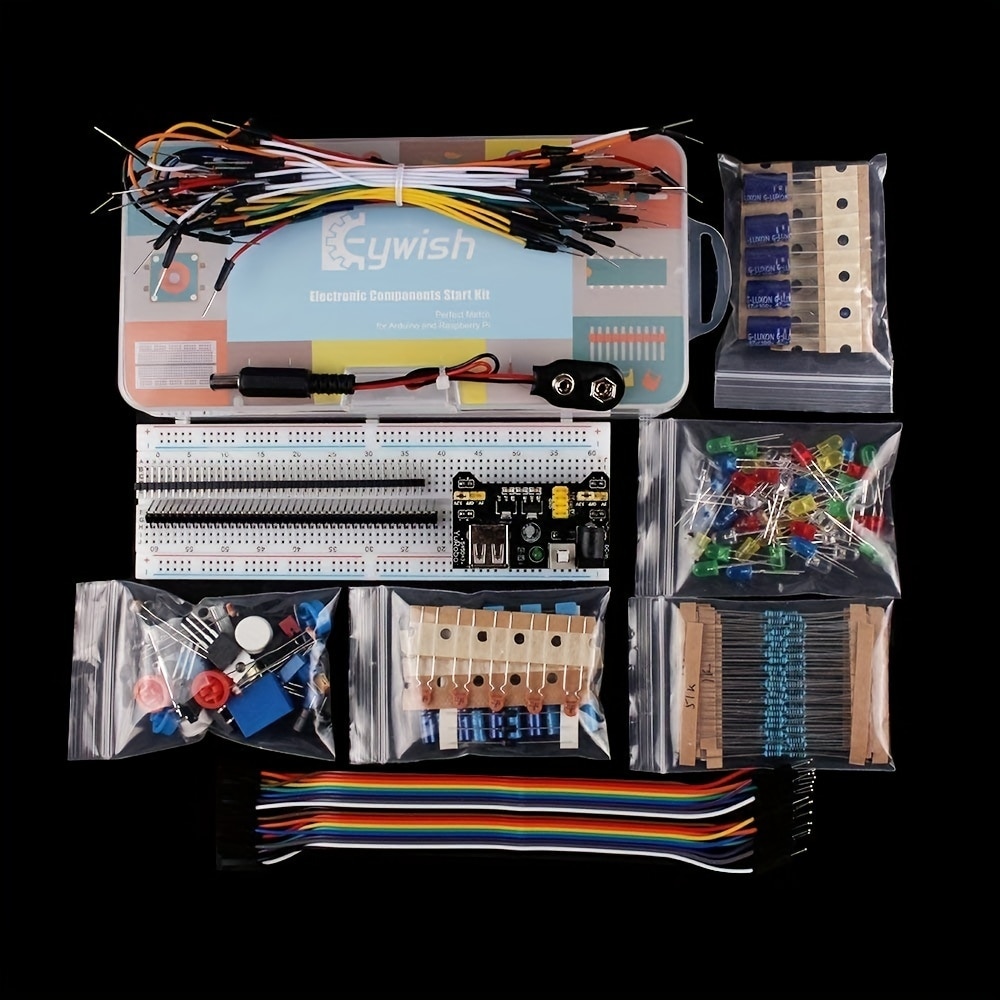 Set de Start ISSNW compatibil Arduino – utilizare practica – proiect electronic pe breadboard cu LED-uri si senzori