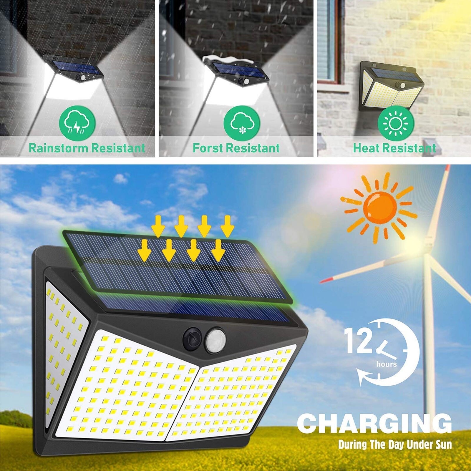 LED lumina solara - imagine detaliu produs