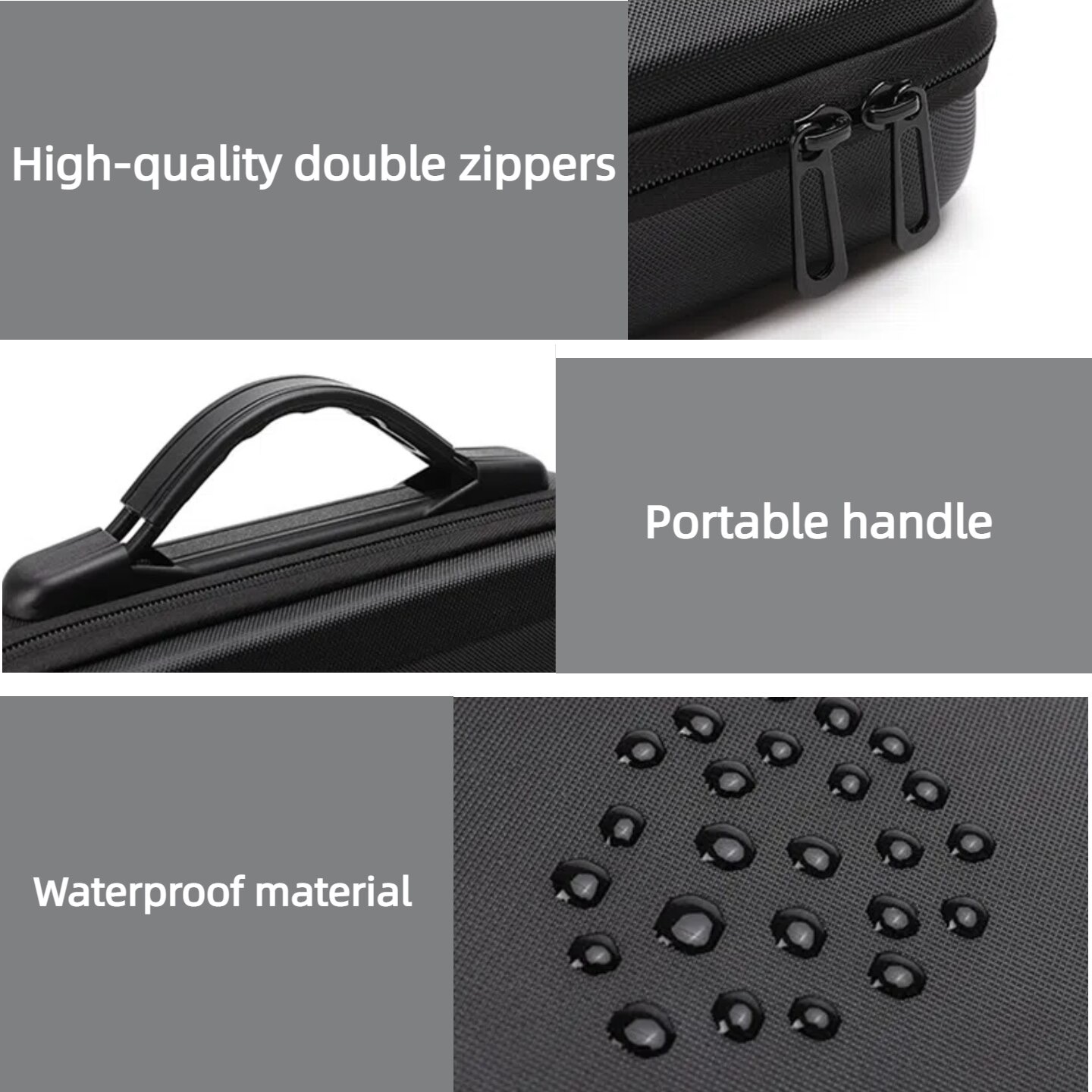 Dimensiuni exterioare geantă cameră sportivă ISSNW - 250x95x175mm