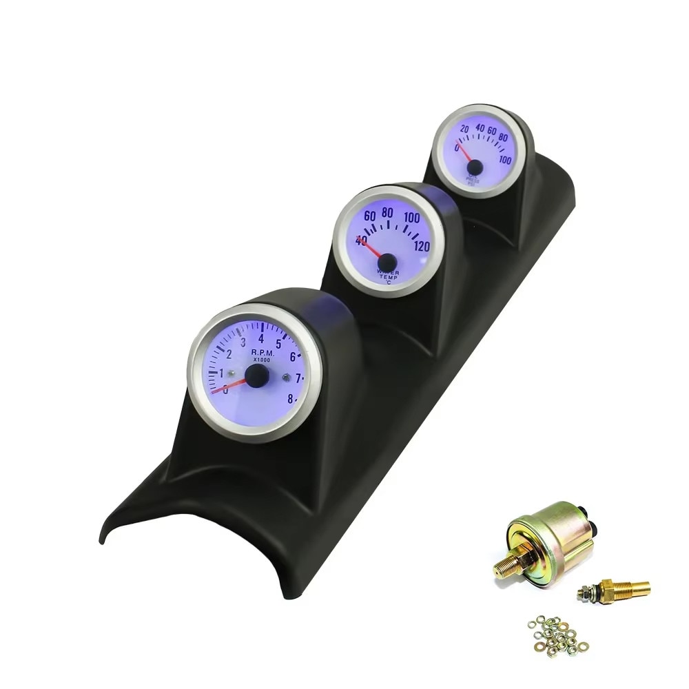 kit de manometre triple – imagine principală ISSNW 52 mm