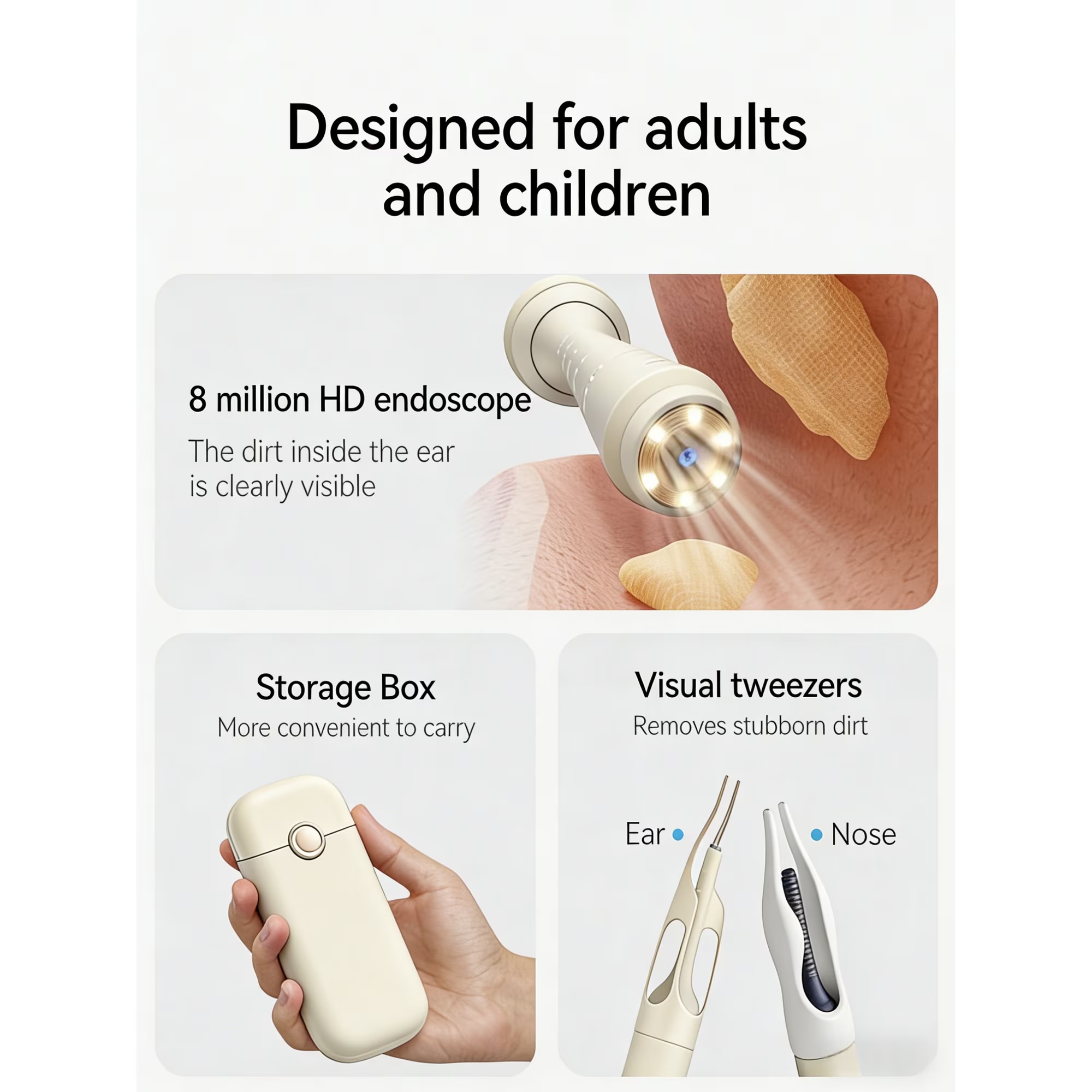 Pincetă ureche confortabilă ISSNW - detaliu accesoriu siliconat