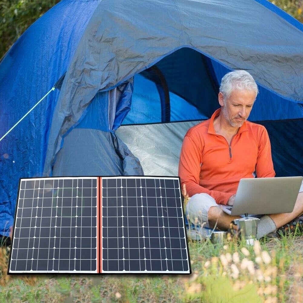 Panou solar pliabil ISSNW 140W - specificații tipărite pe produs (140W, controler 20A)